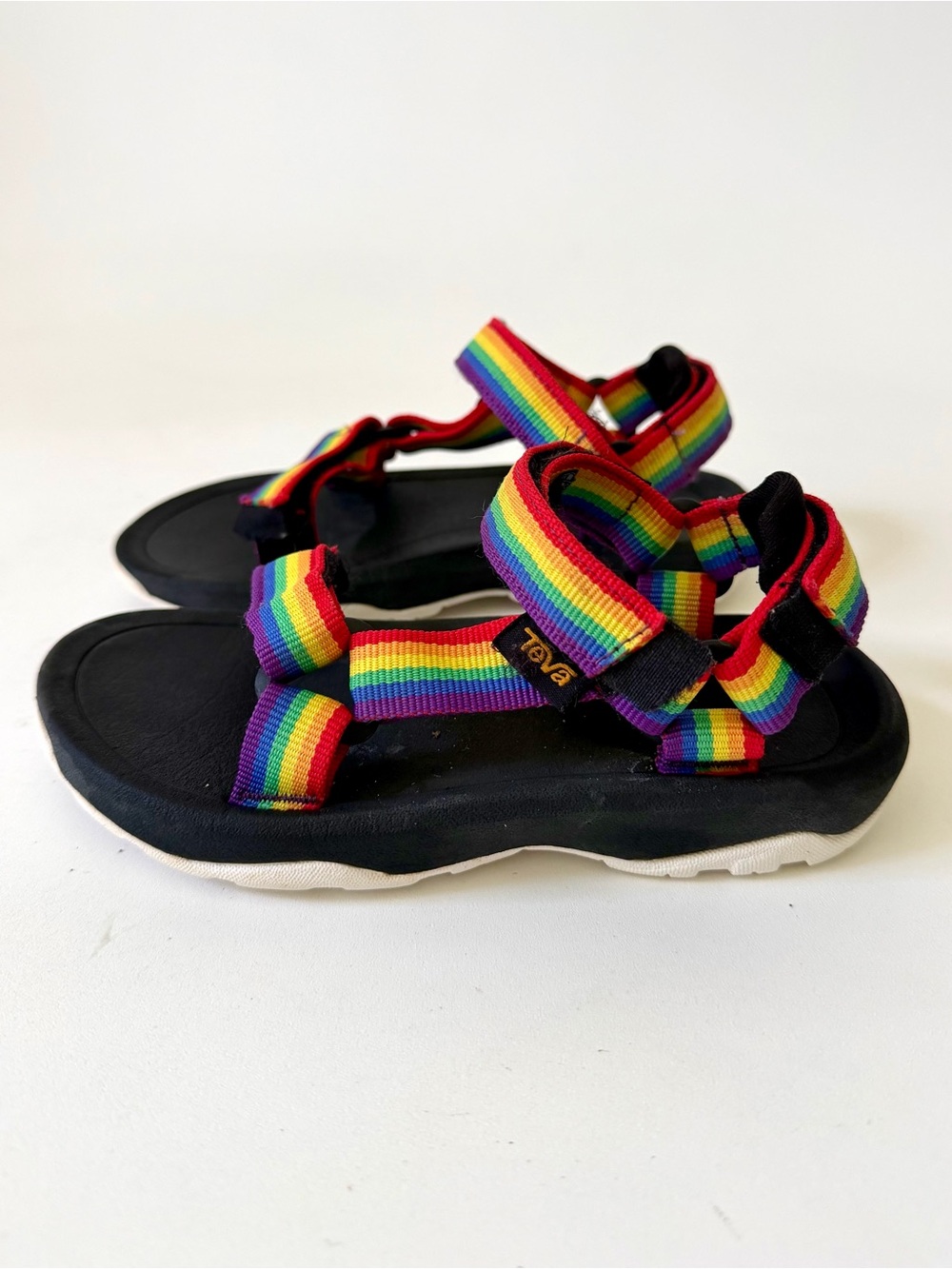 Teva Hurricane XLT 2 Toddler  Sz 12 Rainbow Black Outdoor Sport Sandals 1019390C